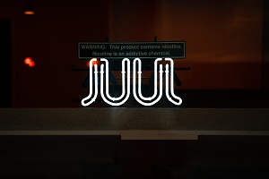 "Light up JUUL sign"