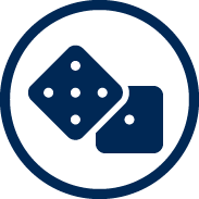 vector icon of a pair of dice