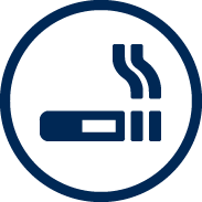 vector icon of a lit cigarette